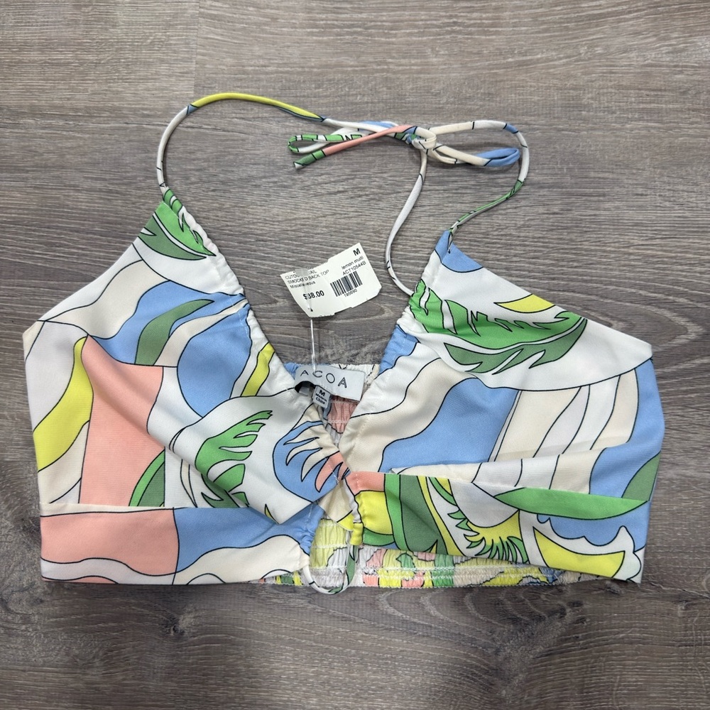 ACOA Women's Tropical Print Tank Top